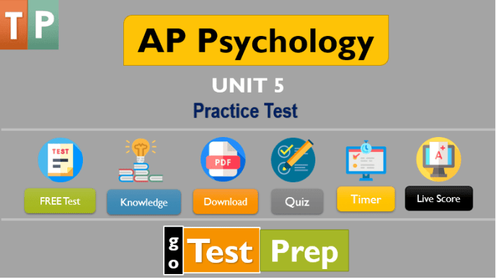 Ap psychology unit 4 test multiple choice