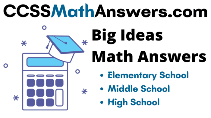 Big ideas math answer key algebra 1