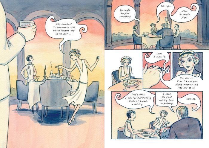 The great gatsby comic strip