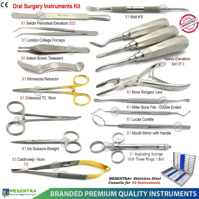 Surgical instruments pictures and names ppt